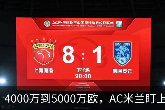 4000万到5000万欧，AC米兰盯上曼联20岁后卫约罗